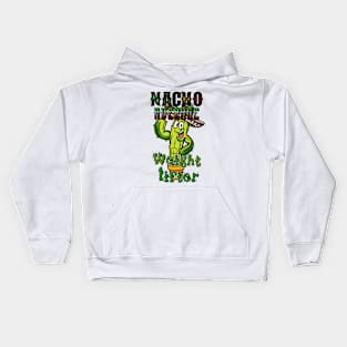 Nacho average Weightlifter Kids Hoodie